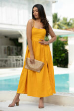 VIOLA YELLOW MAXI DRESS